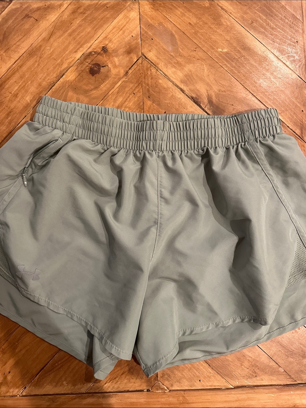 Under Armour Women’s Olive Green Athletic Running Shorts